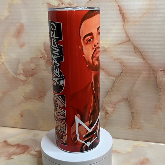 Rauw Alejandro Inspired 20oz Tumbler - Picture 5 of 5